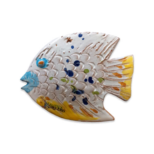 Omaggio pesce in ceramica grande - Nautica Livio Licci